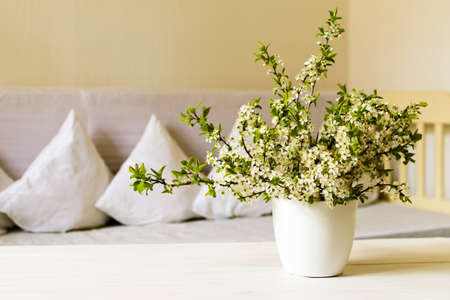 Country style living room. Interior Design. Low lightsの写真素材