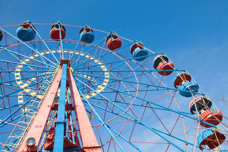 Ferris wheel  Observation wheel in the park of Sevastopol  Crimea, Ukraine の写真素材