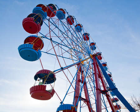 Ferris wheel  Observation wheel in the park of Sevastopol  Crimea, Ukraine の写真素材