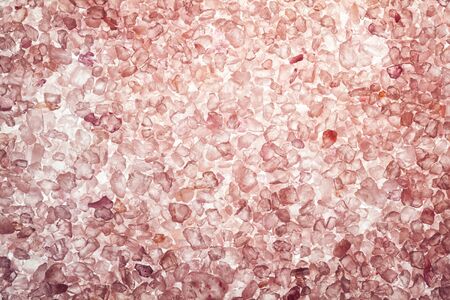 Pink mauve bath crystals background salt crystalの写真素材