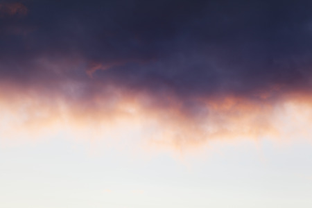 Beautiful pastel colour sunset