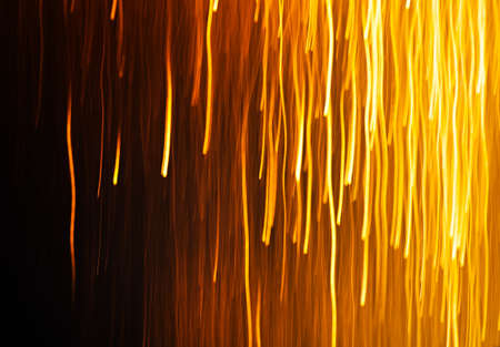 Abstract background bright orange flame lights