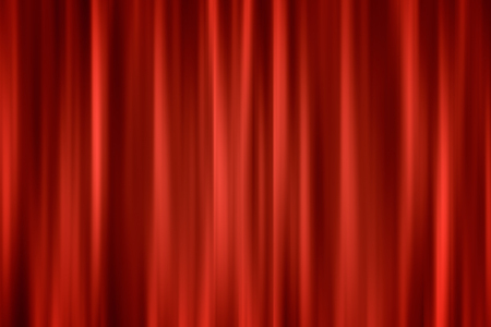 Abstract ardent background Red closed curtain blured, defocus backgroundの写真素材