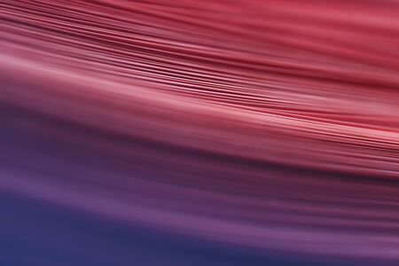 red abstract background with blurred magic light curved lines with selective focusの写真素材