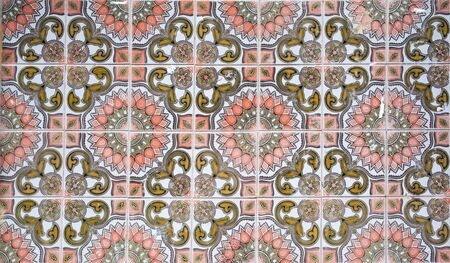 Azulejos, Portuguese tiles, Lisbon, Portugalの写真素材