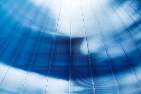 Blue light abstract background sky reflectionの写真素材