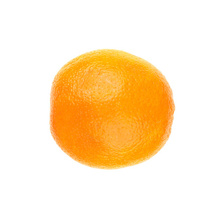 Orange fruit isolated on whiteの写真素材