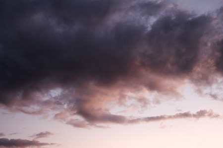 Sunset sky and clouds backgroundの写真素材