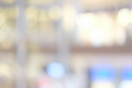 shopping mall blur defocused backgroundの写真素材