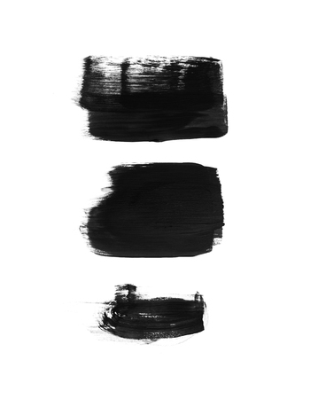 Brush stroke on a white backgroundの写真素材