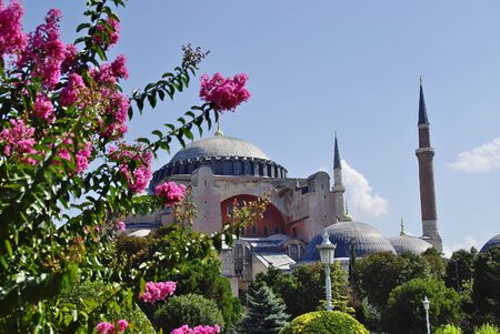 View of Istanbul, Hagia Sophiaのeditorial素材