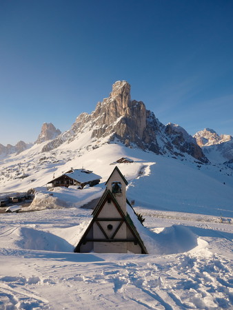 Scenic views from passo Giau, Italian Dolomitesの写真素材