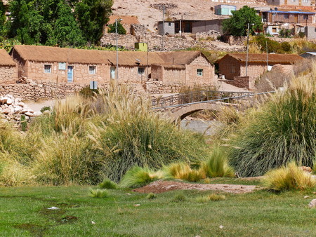 Village of Caspana .The desert of Atacama in the north of Chile is the driest region on earth.のeditorial素材