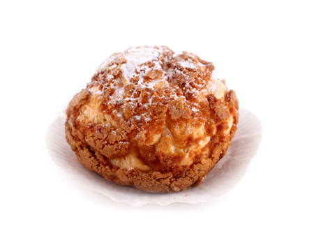 fresh chou cream on white background
の写真素材