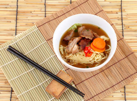 Ramen noodles japanese foodの写真素材