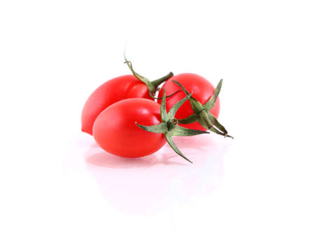 Tomato on a white background  の写真素材
