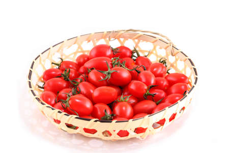Tomato on a white background.の写真素材
