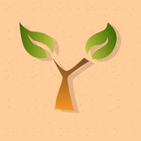 Abstract tree  Vector illustration  のイラスト素材