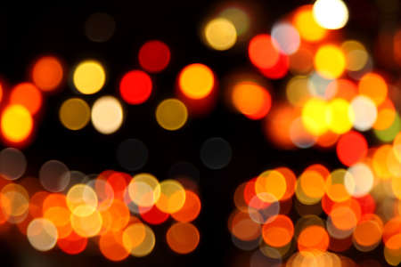 Abstract bokeh background of Christmaslightの写真素材