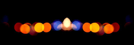 Abstract bokeh background of Christmaslight
