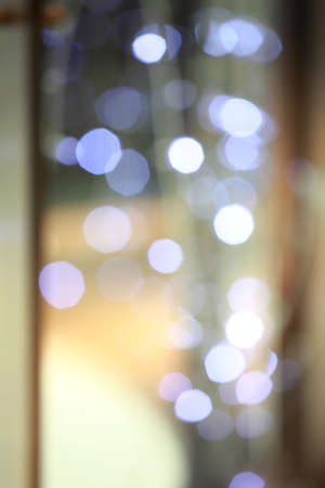 Abstract bokeh background of Christmaslightの写真素材