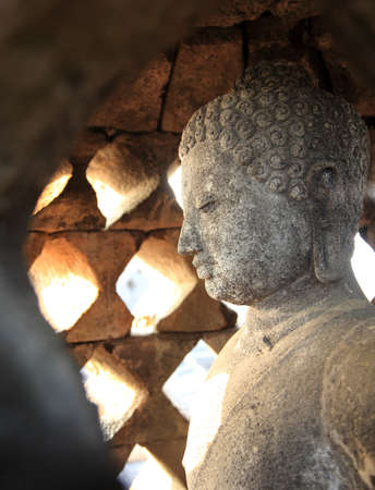 Borobudur in Java in Indonesia.の写真素材