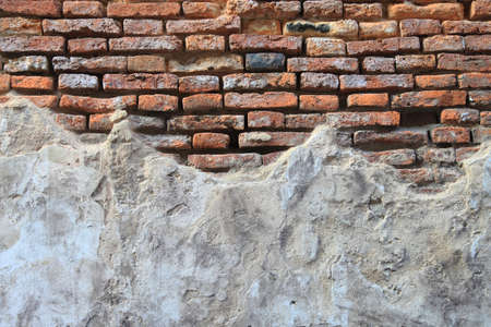 background of brick wall with vintage lookの写真素材