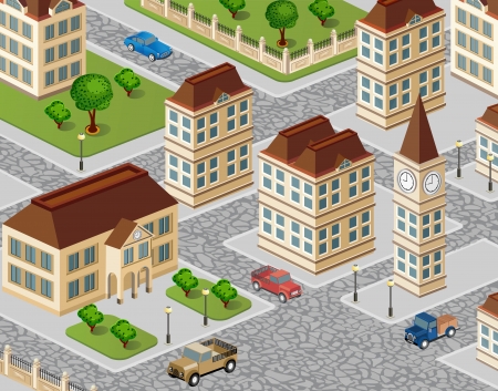 Urban viewのイラスト素材