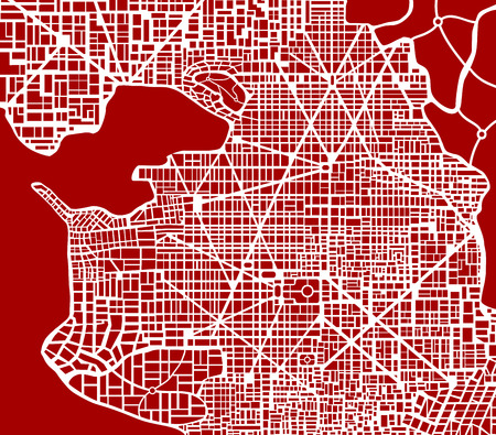 Abstract scheme plan of the city. Non-existent town plan scheme for the background and template design and creativity.のイラスト素材