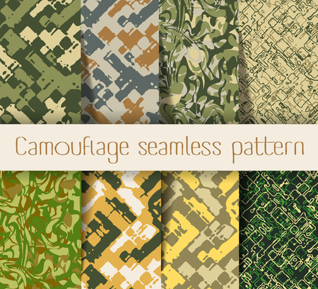 Camouflage seamless pattern. Military Army camouflage pattern designのイラスト素材