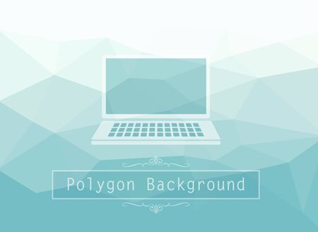 Abstract polygon background for presentations, creativity, design brochures and websitesのイラスト素材