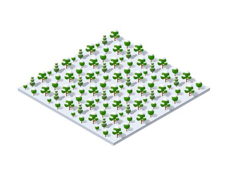 Set of snow snowboundのイラスト素材