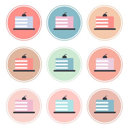 Highlights Stories Covers Iconsのイラスト素材