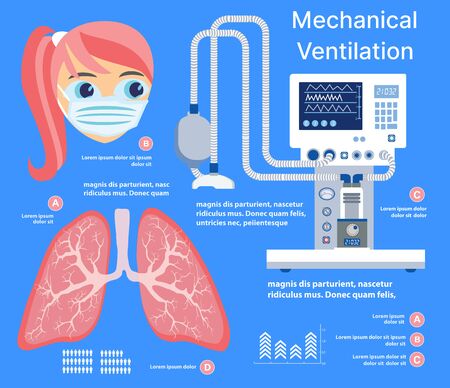 Virus lung infection medicine medical disease infectionのイラスト素材