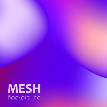 Trendy liquid backgrounds purple gradient mesh banner ultraのイラスト素材