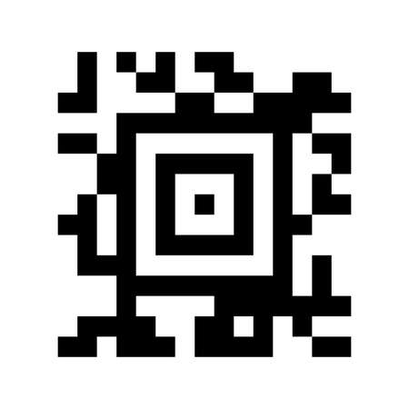 Abstract digital code scanner barcode template for social mediaのイラスト素材