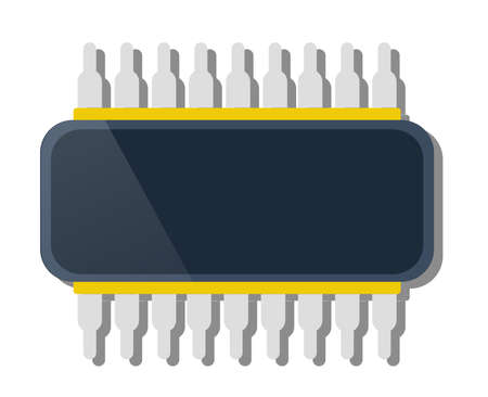 Single chip device of technology electronic microchip microcircuit