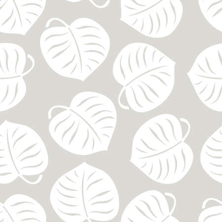Floral Flower leaves seamless background for presentations, creativity, design brochures and websitesのイラスト素材