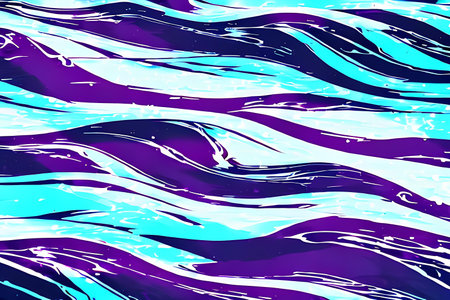 Abstract streaks of blue paint explosion ink pattern texture art paper AI generatedの写真素材