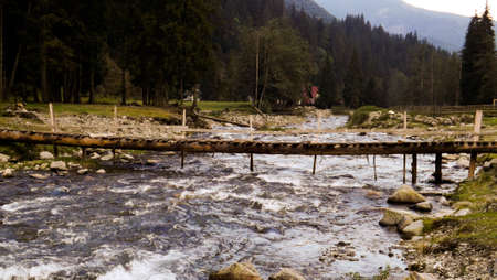 Waterfall and a bridge