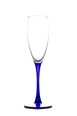 a glass of sparkling wine. isolateの写真素材