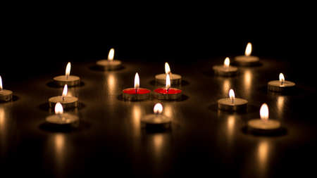 two love heartsの写真素材