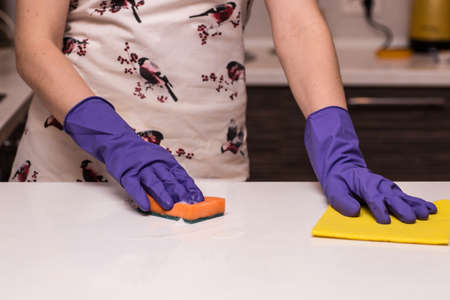 Cleaning processの写真素材