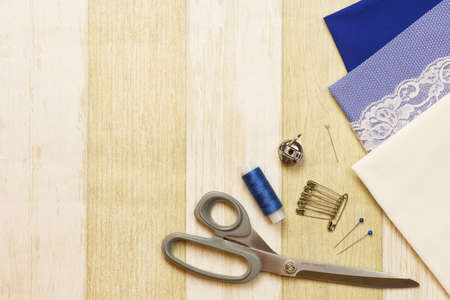 accessories tailor babkgroundの写真素材