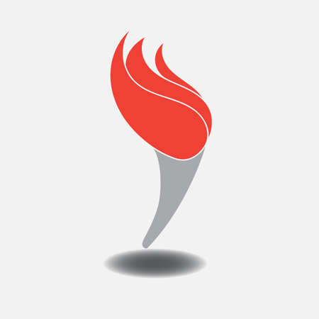 flame iconのイラスト素材