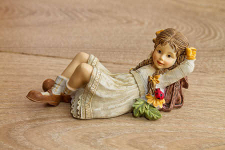 figurine a little girlの写真素材