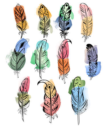 Hand drawn ink pattern. Coloring book for adult.のイラスト素材