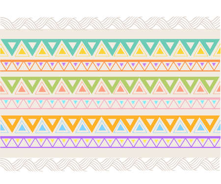 Vector line border set and geometric design elementsのイラスト素材