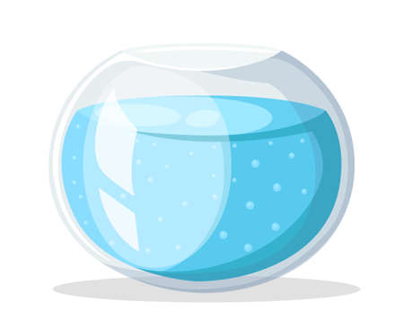 Aquarium fish Flat design style vector illustrationのイラスト素材