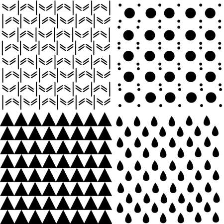 Geometric line abstract hipster pattern illustration.のイラスト素材